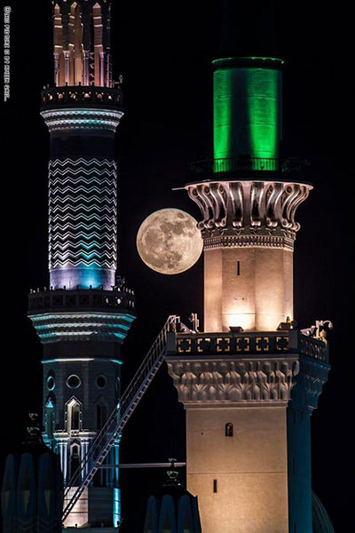 صور نادرة للمسجد النبوي لن تتكرر قبل عام 2034م